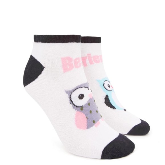 ❣️3/$15❣️ "OWL BEST FRIENDS" Ankle Socks - Picture 2 of 4